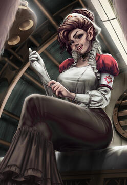 Thigh Upward with Complex Background $150